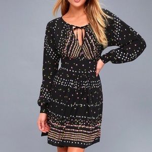 Free People Coryn Long-Sleeve Dress Size 4